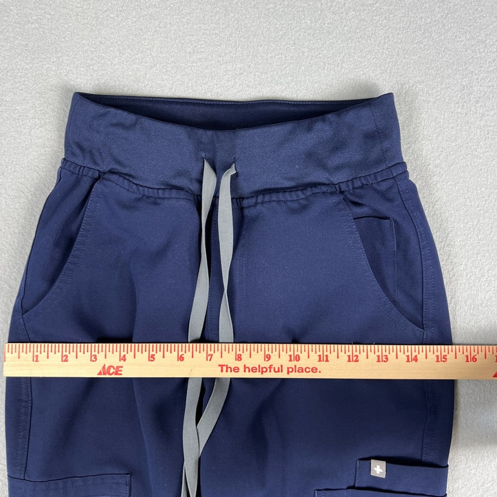 Figs Yola High Rise Slim Scrub Pants Womans XXS Stretch Comfort Pockets Medical - Picture 8 of 10